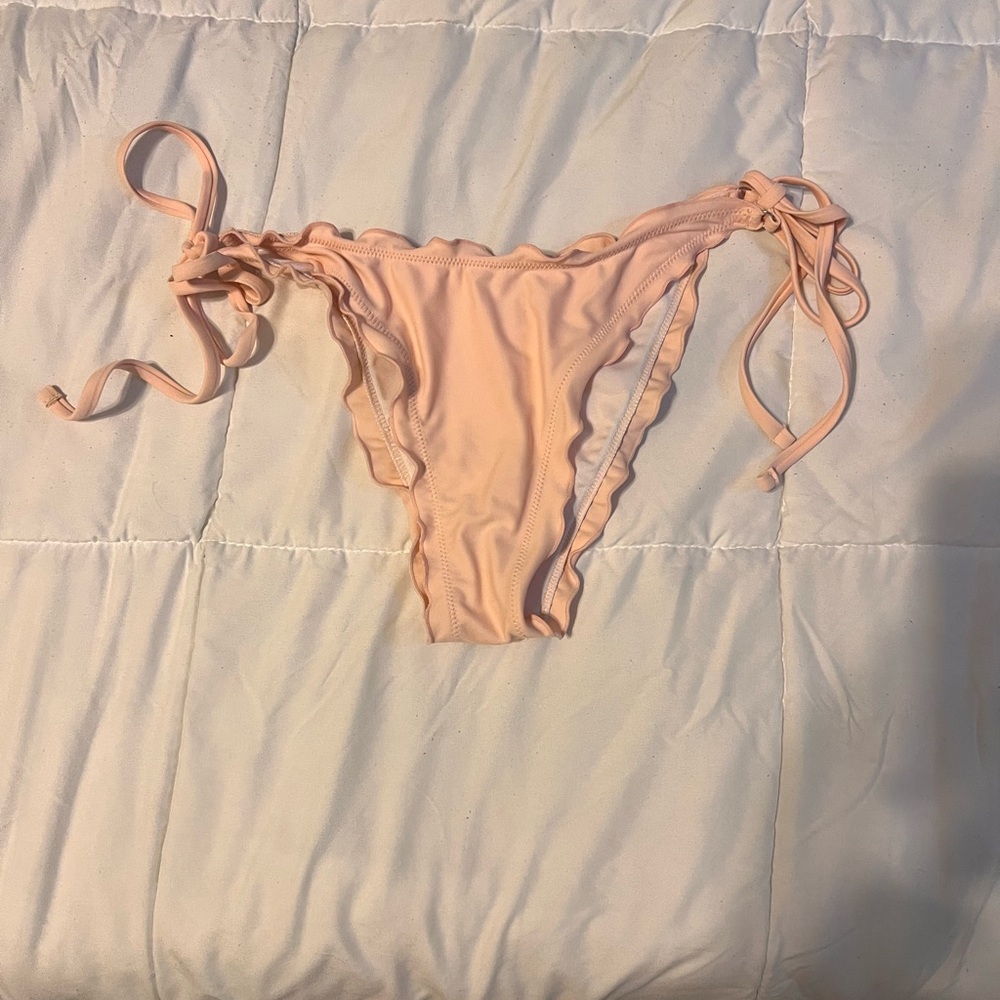 Pink Ruffle Bikini Bottom